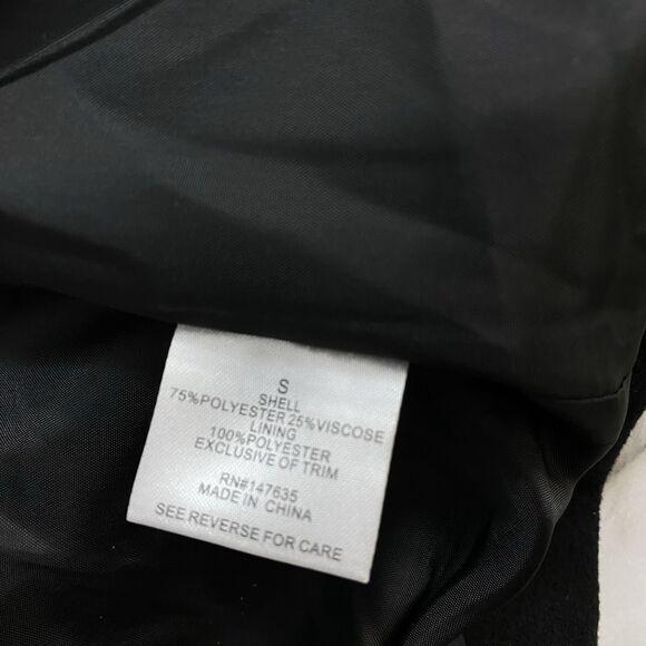 Romeo Juliet Blazer Womens Sz 4 Black Jacket Office Military Toy Soldier Office - Picture 16 of 16